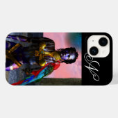 NORA CYBER WARRIOR MONOGRAM Case-Mate iPhone CASE (Achterkant (horizontaal))