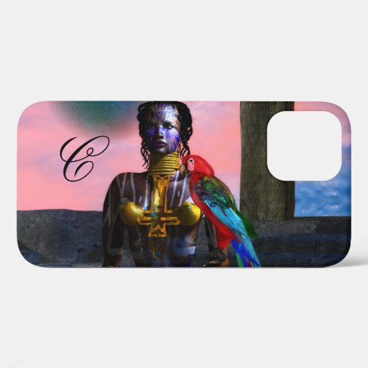 NORA CYBER WARRIOR MONOGRAM Case-Mate iPhone CASE (Achterkant (horizontaal))