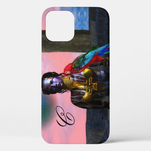 NORA CYBER WARRIOR MONOGRAM Case-Mate iPhone CASE (Achterkant)