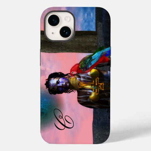 NORA CYBER WARRIOR MONOGRAM Case-Mate iPhone CASE (Achterkant)