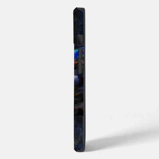 NORA CYBER WARRIOR MONOGRAM Case-Mate iPhone CASE (Achterkant / Links)