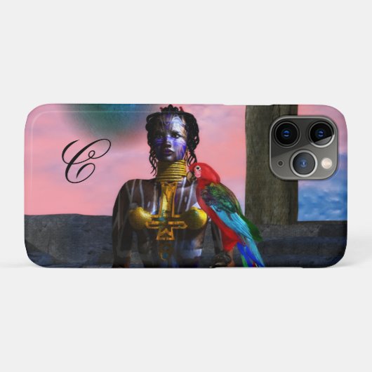 NORA CYBER WARRIOR MONOGRAM Case-Mate iPhone CASE (Achterkant (horizontaal))