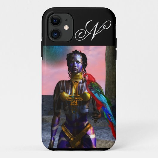 NORA CYBER WARRIOR MONOGRAM Case-Mate iPhone CASE (Achterkant)