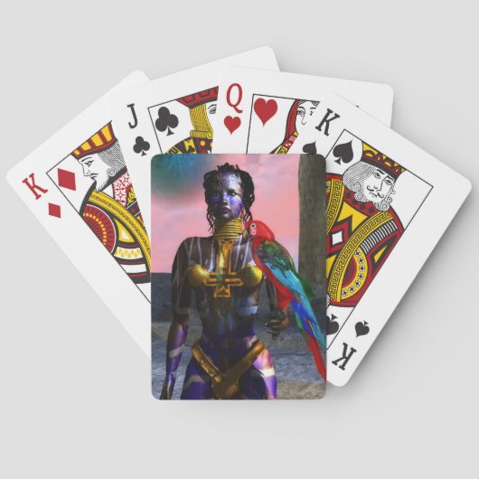 NORA CYBER WARRIOR POKERKAARTEN (Achterkant)