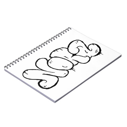 Nora Graffiti Art Name - Notitieboek (Linkerzijde)