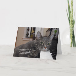 Nora Quote 7"x5" gevouwen Wenskaart Kaart