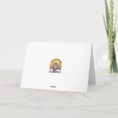 Nora Quote 7"x5" Vouwkaart Kaart (Achterkant)