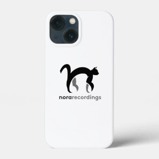 nora recordings logo square white Case-Mate iPhone Case