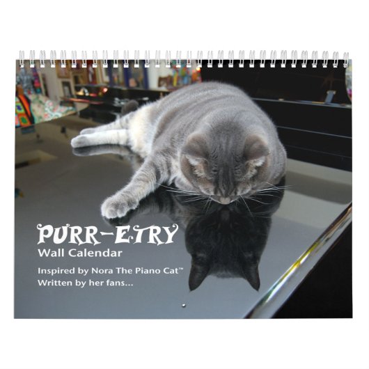 Nora The Piano Cat Spint-etry Calendar Kalender (Hoes)