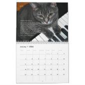 Nora The Piano Cat Spint-etry Calendar Kalender (Jan 2026)