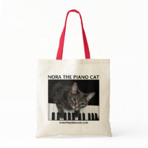 Nora The Piano Cat Tote 001