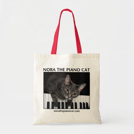Nora The Piano Cat Tote 001 Bag (Voorkant)