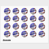Nora voor President #2 Ronde Sticker (Vel)