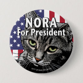 Nora voor President Button #7
