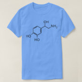 Noradrenaline Neurotransmitter Ment T-shirt (Design voorkant)