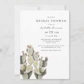 Norah - Bohemian Prickly Pear Cactus Waterverf Kaart (Voorkant)