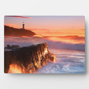 Norah Head Lighthouse Soldaten strand, Australië Fotoplaat