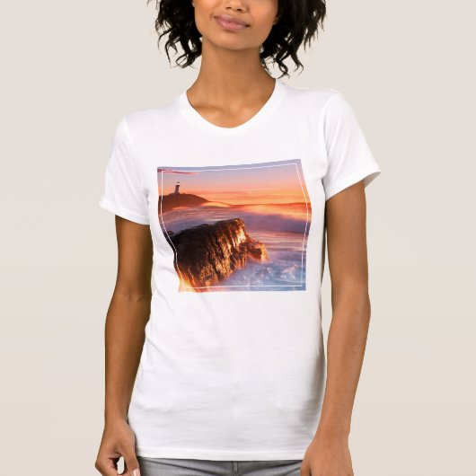 Norah Head Lighthouse | Soldaten strand, Australië T-shirt (Voorkant)