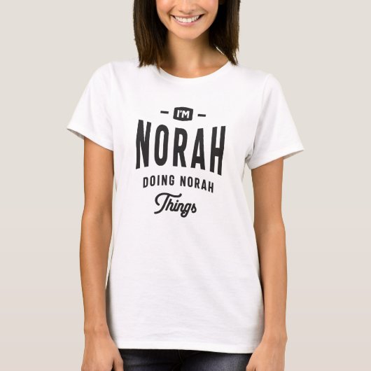 Norah - Norah dingen doen T-shirt (Voorkant)