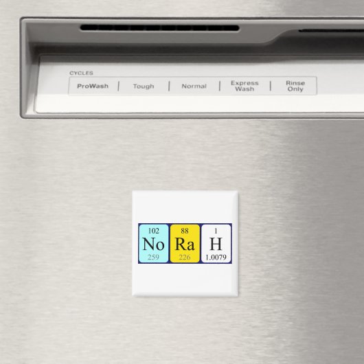 Norah periodieke table name magnet (Insitu (Vaatwasser))