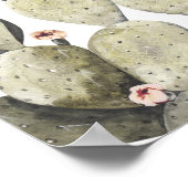 Norah - Prickly Pear Cactus Bohemian Welcome Sign Poster (Hoek)