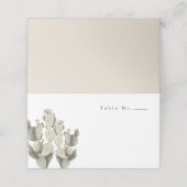 Norah - Waterverf Boheemse Prickly Pear Cactus Plaatskaartje (Buitenkant ongevouwen)