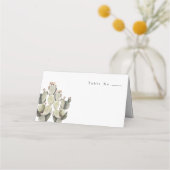 Norah - Waterverf Boheemse Prickly Pear Cactus Plaatskaartje (Voorkant)