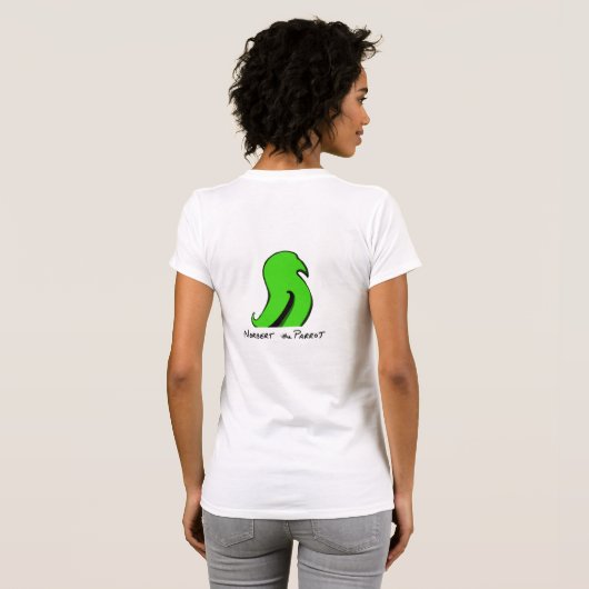 Norbert de Parrot: Shirt Parrotmail (Achterkant volledig)