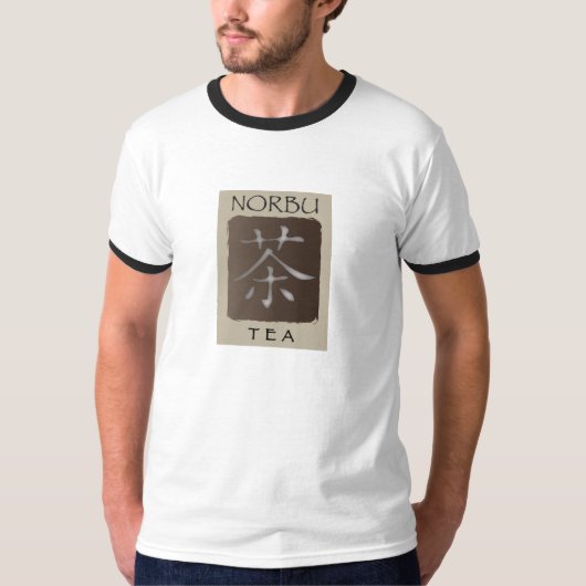 Norbu Tea Logo Ringer T T-shirt (Voorkant)