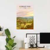 Norbury Park Surrey Reisposter Poster (Thuiskantoor)