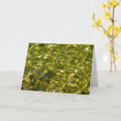 NorCal Natuur Wenskaart: Water Kaart (Gele Bloem)