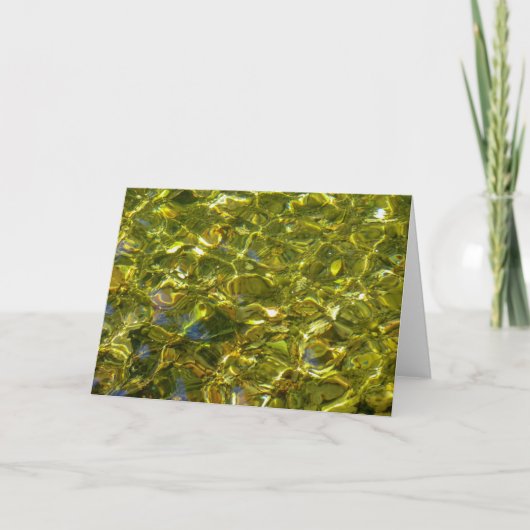 NorCal Natuur Wenskaart: Water Kaart (Voorkant)