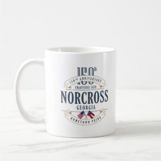 Norcross, Georgia 150e Jubileum T-Shirt Koffiemok