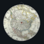 Nord Amerika. Dartbord<br><div class="desc">Nord America mit Westindien.  (met) Die Nordwestlichen Inselgruppen als ...   Gezeichnet v.H. Kiepert.  Gestochen tegen W. Kratz.  Weimar,  Verlag des Geographischen Instituts,  1856.</div>