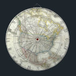 Nord Amerika. Dartbord<br><div class="desc">Nord America mit Westindien.  (met) Die Nordwestlichen Inselgruppen als ...   Gezeichnet v.H. Kiepert.  Gestochen tegen W. Kratz.  Weimar,  Verlag des Geographischen Instituts,  1856.</div>