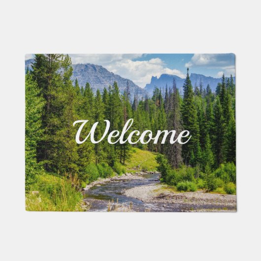 Nord Fork Shoshone River Welcome Doormat Deurmat (Voorkant)