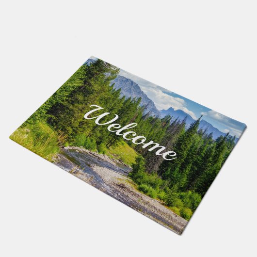 Nord Fork Shoshone River Welcome Doormat Deurmat (Schuin)