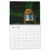 Nord Lights Wall Agenda Kalender (Feb 2027)