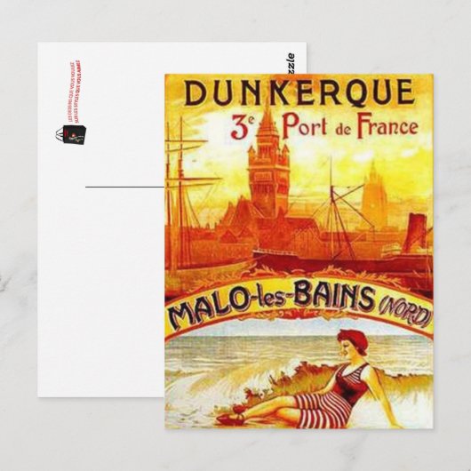  Nord-Pas-de-Calais, Dunkerque, Frankrijk - Briefkaart (Voorkant / Achterkant)