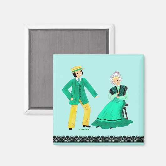 Nord-Pas-de-Calais, Frankrijk Magneet (Voorkant / Achterkant)