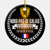 Nord-Pas-de-Calais Keramisch Ornament (Voorkant)