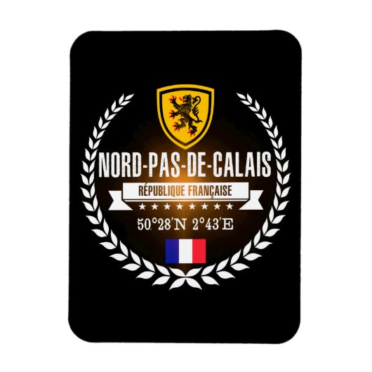 Nord-Pas-de-Calais Magneet (Verticaal)