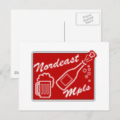 NordEast Minneapolis Briefkaart (Voorkant / Achterkant)