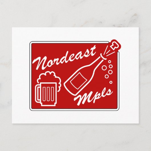 NordEast Minneapolis Briefkaart (Voorkant)