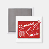 NordEast Minneapolis Magneet (Voorkant / Achterkant)