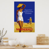 "Norderney"  Duitse reisposter Poster (Keuken)