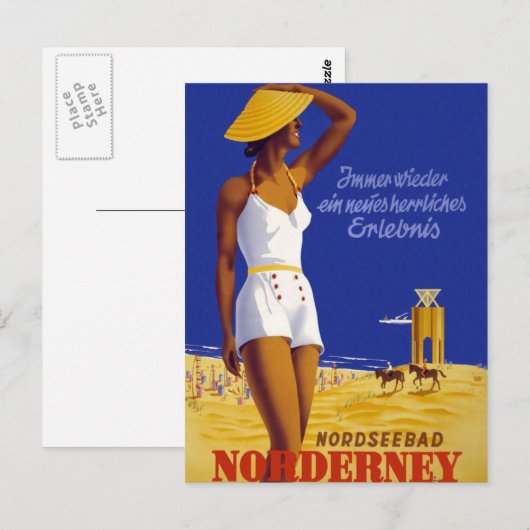  Norderney Duitsland Briefkaart (Voorkant / Achterkant)