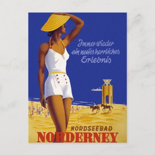 Norderney Duitsland Briefkaart (Voorkant)