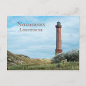 Norderney Lighthouse East Frisian Islands, Duitsla Briefkaart (Voorkant)