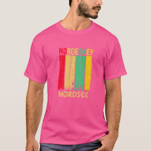 Norderney North Zee Skyline for Torists and Backp T-shirt